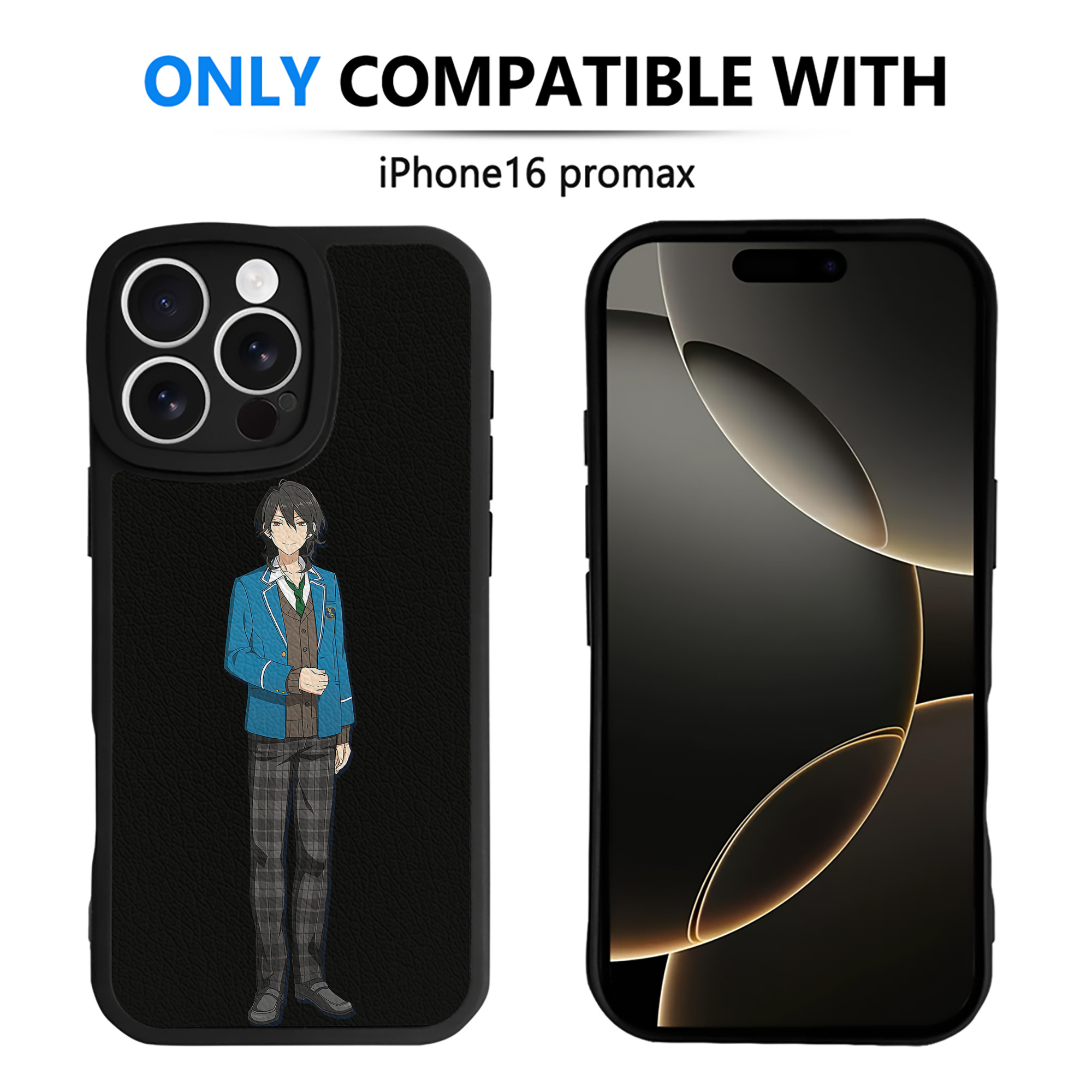 （画像用） あんさんぶるスターズ! Ensemble Stars 【iPhone 16シリーズ対応】シリコンスマホケース（レザー調） 材質：シリコン